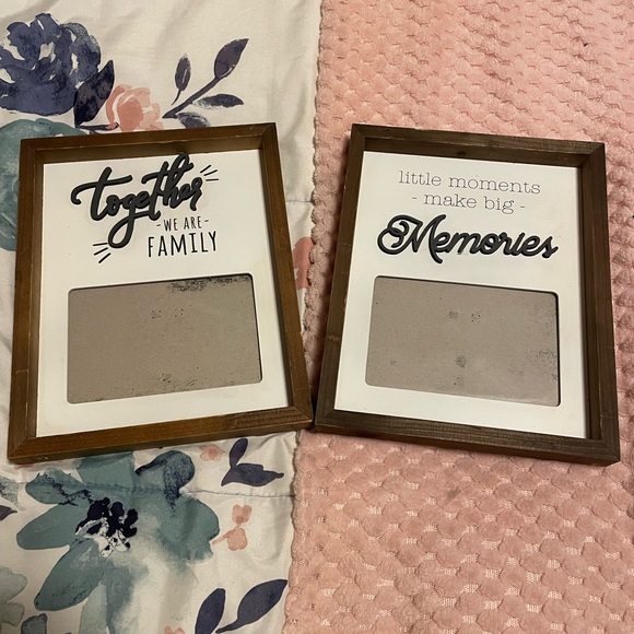 Kohl's Accents 2 Picture 4x6 Photos X8 Frames Family Memories